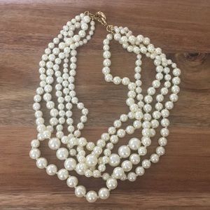 J. Crew multi stand pearl necklace